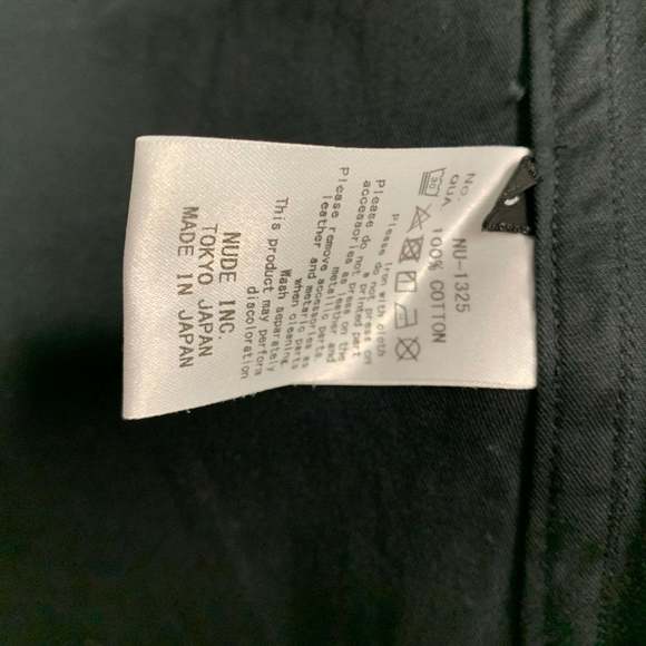 MASAHIKO MARUYAMA Black White Graphic Cotton Hooded Coat - Picture 6 of 7